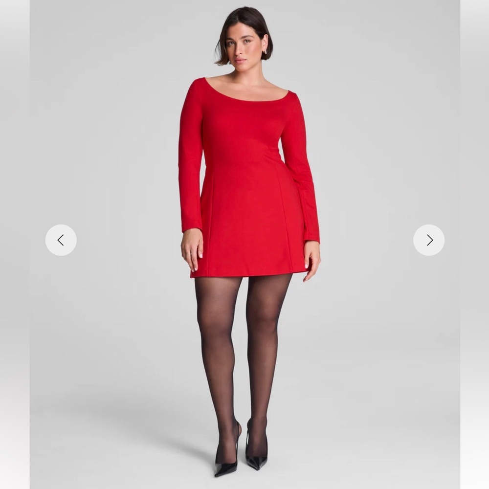 NWT Spanx Ballet Long Sleeve Mini Dress